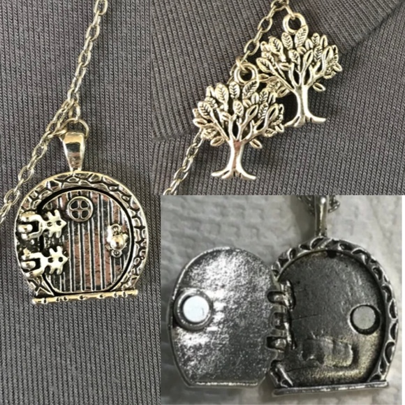 The Hobbit J. R. R. Tolkien Handmade Literature Necklace, Smaug Arkenstone Ring - Picture 5 of 16